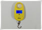 Hand Held Digital Hanging Scale Yellow Shell Dengan Hook Hard Steel pemasok